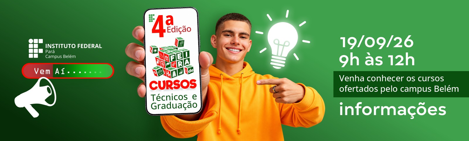 4ª Edição da Feira de Cursos do IFPA Campus Belém 